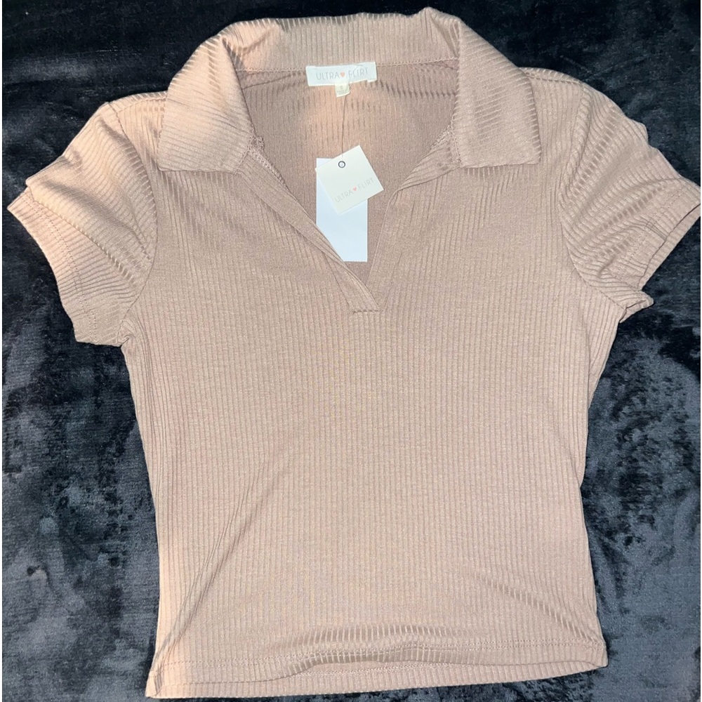 NEW!! Ultra Flirt Collard Blouse